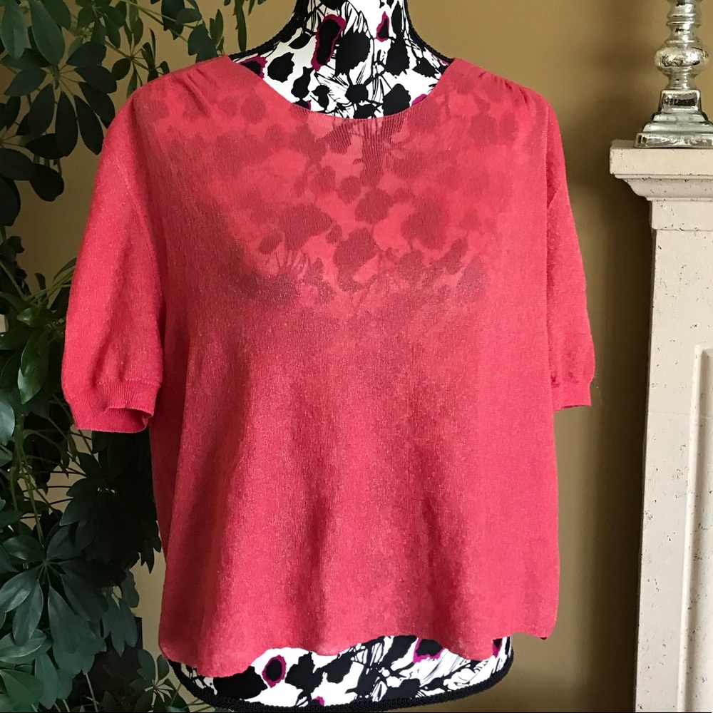 Sonia Rykiel Boxy Lurex Top